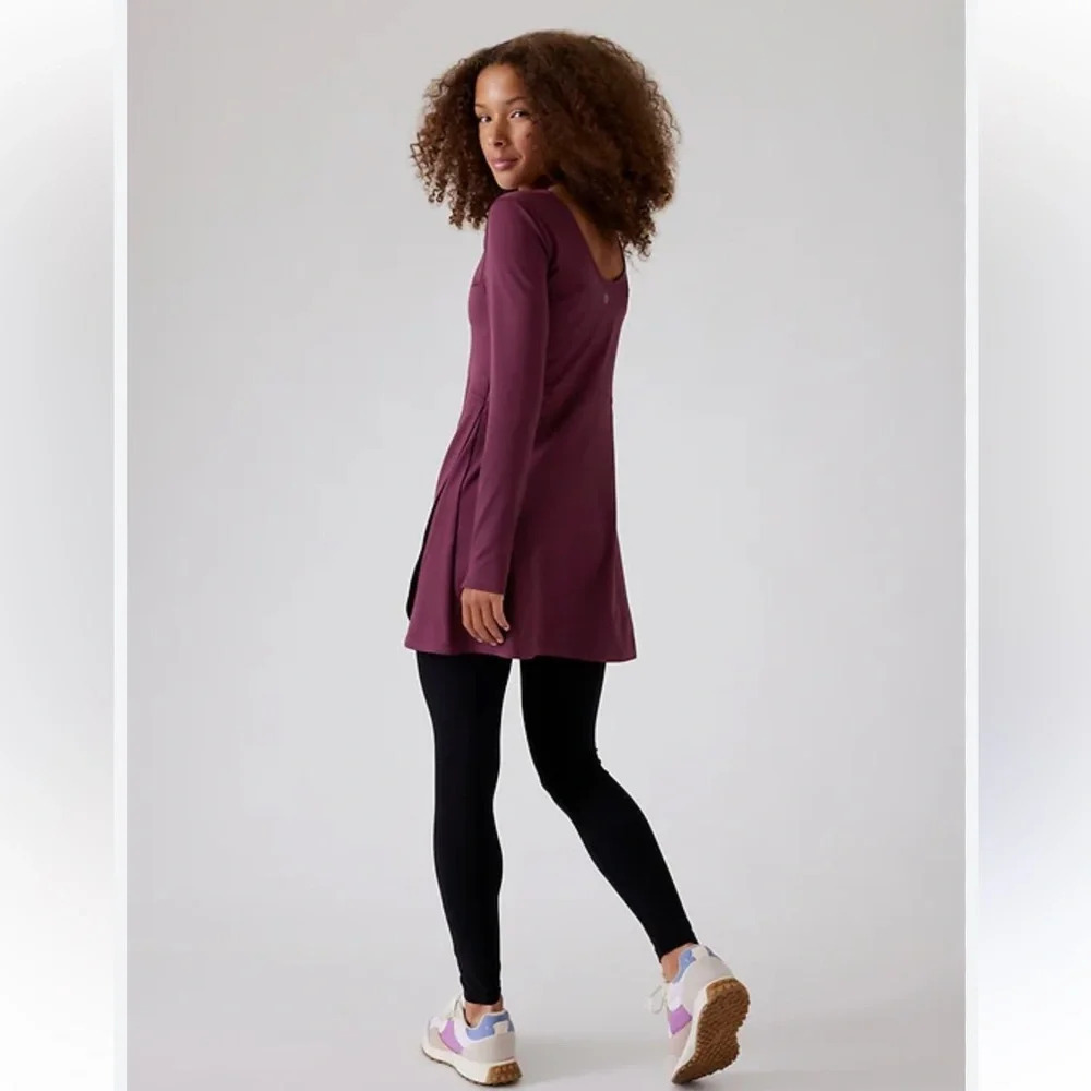 Athleta Girl Chit Chat Robe Dress Size 7 Long Sleeve In